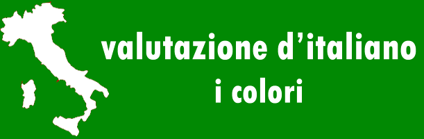Valutazione sui colori in italiano