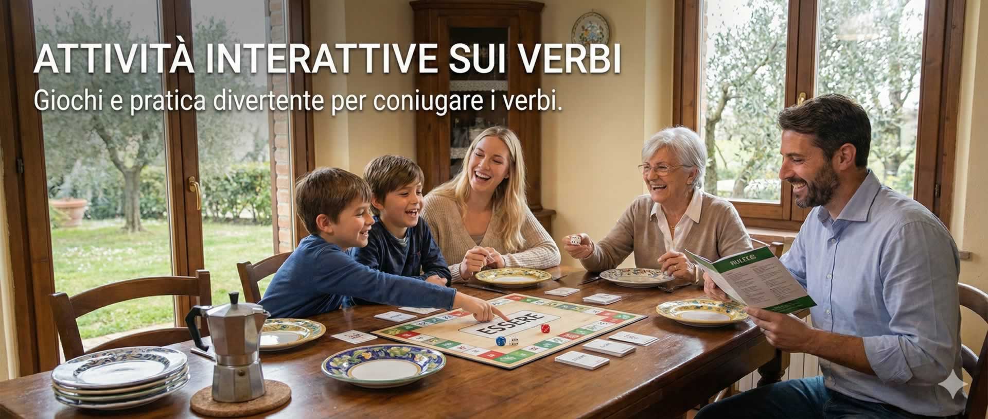 Giochi Interattivi sulla Coniugazione dei Verbi Giochi Interattivi sulla Coniugazione dei Verbi