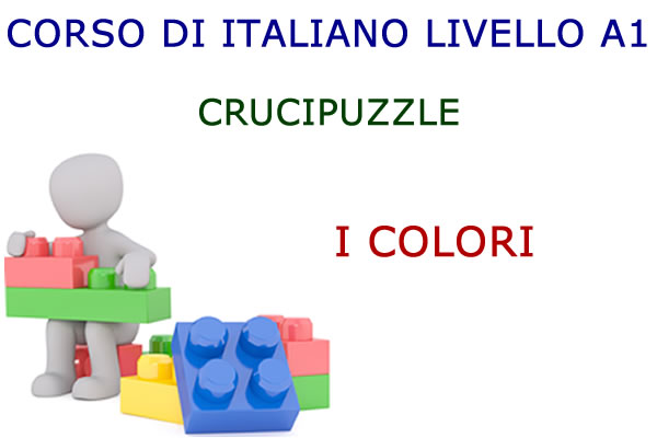 Crucipuzzle sui colori in italiano