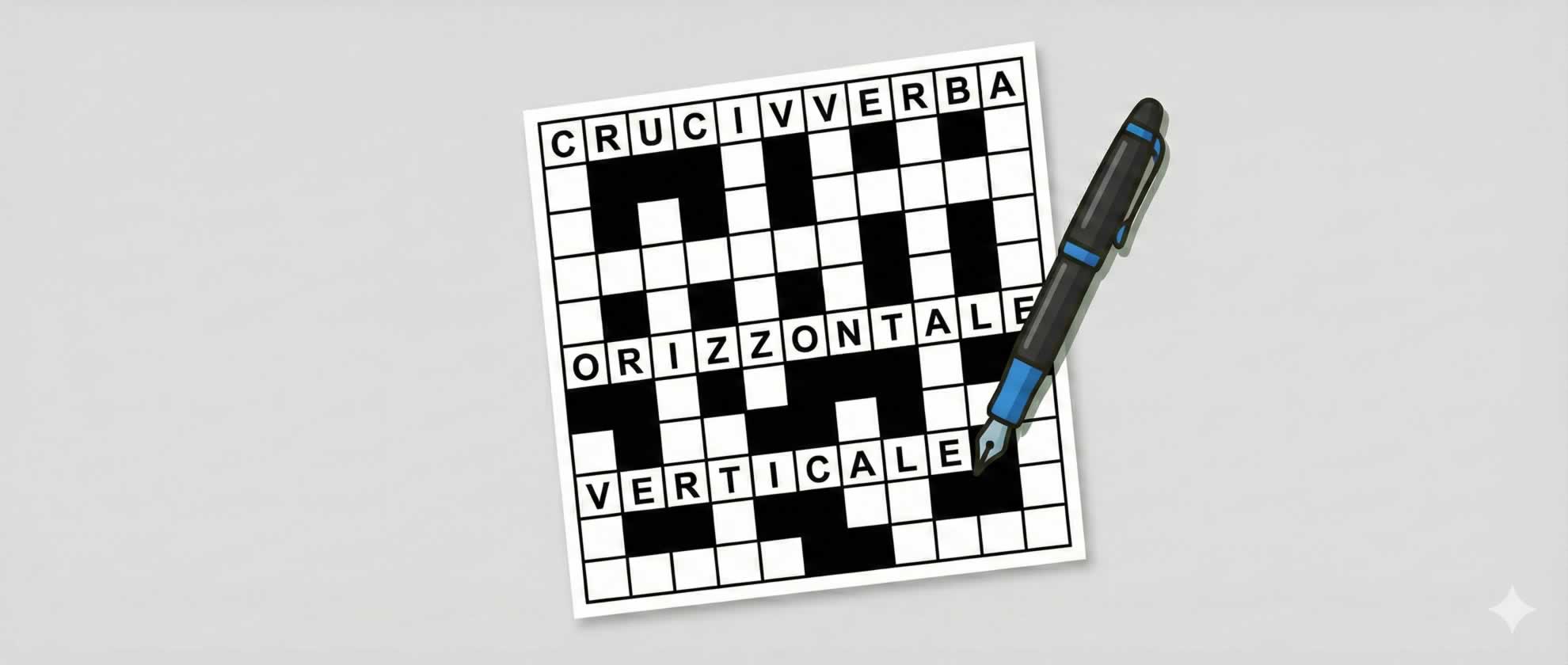 Cruciverba sulle azioni della vita quotidiana