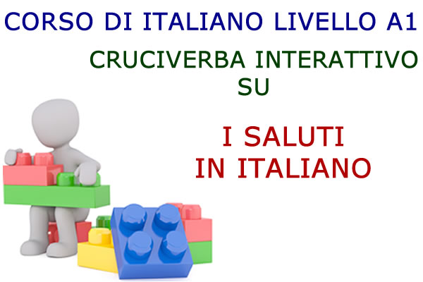 Cruciverba sui saluti in italiano