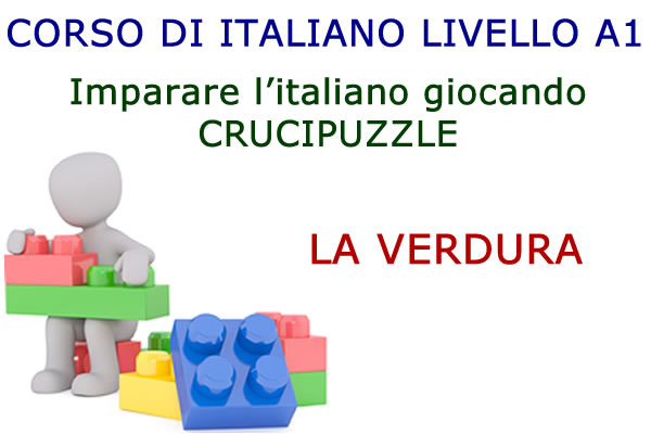 Crucipuzzle sul lessico italiano - la verdura