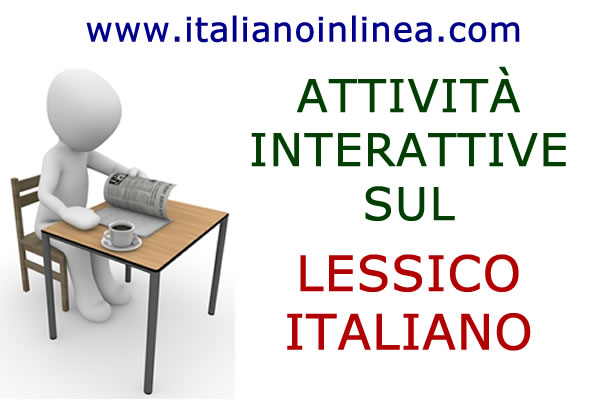attività interattive sul lessico italiano