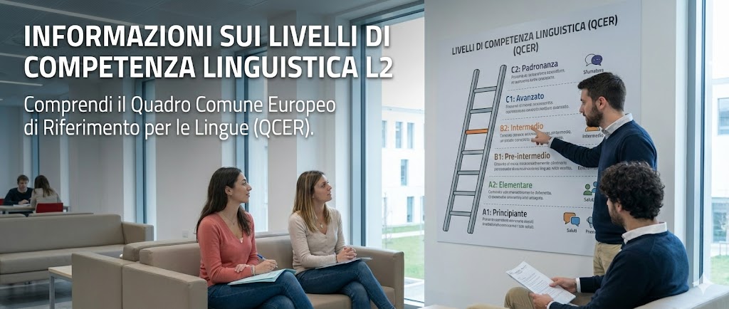 Livelli di Competenza della Lingua Italiana: Guida al QCER Livelli di Competenza della Lingua Italiana: Guida al QCER