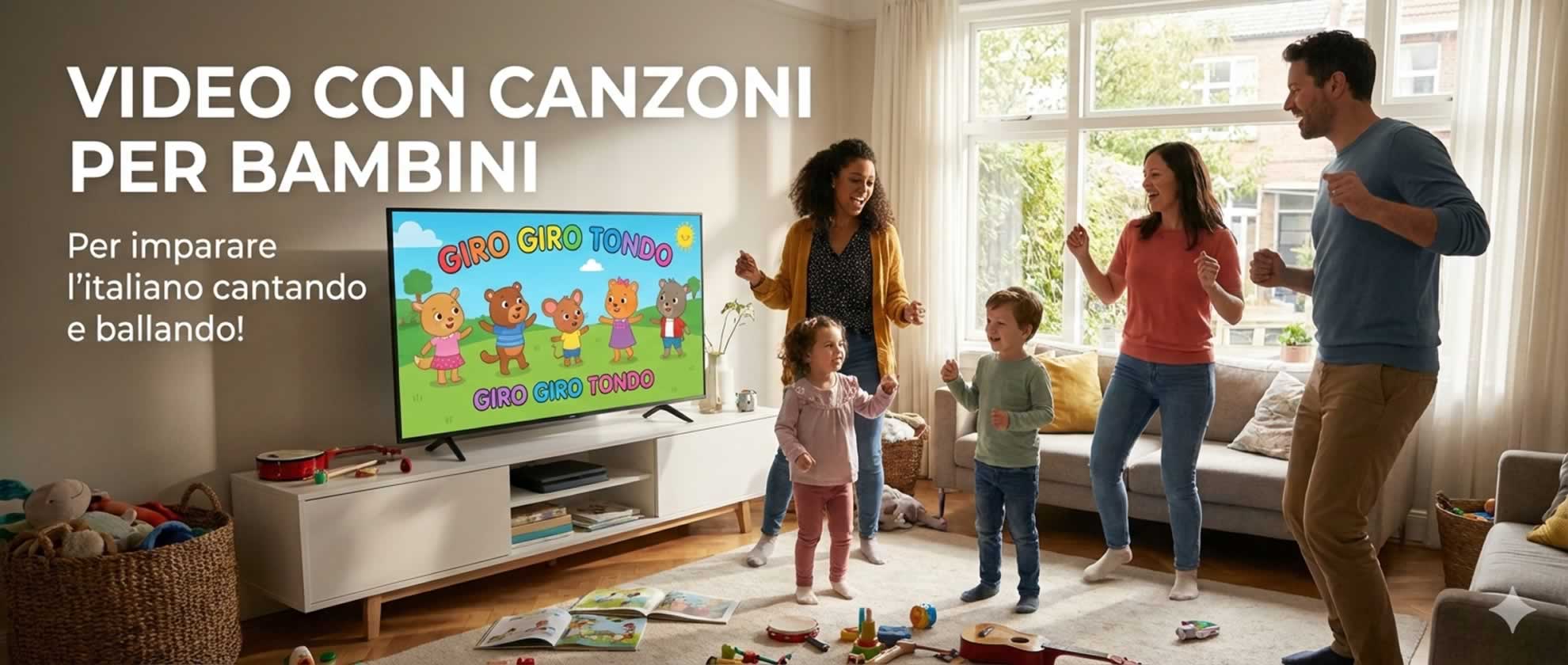 Canzoni per bambini per imparare l'italiano Canzoni per bambini per imparare l'italiano
